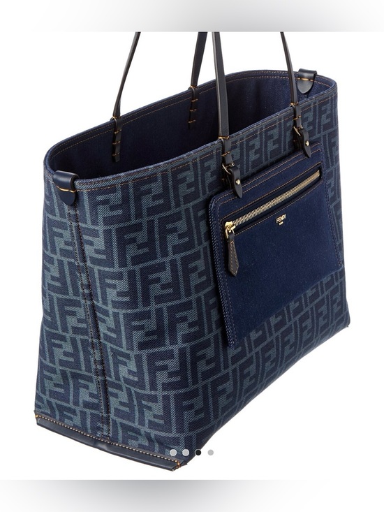 Fendi Handbags - FENDI FF Jacquard Canvas Reversible Tote - New with Tags